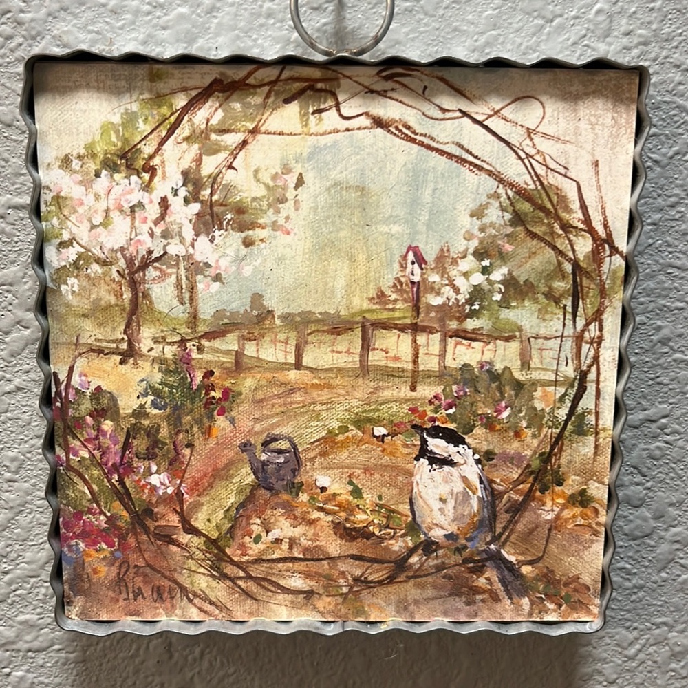 Metal art painting